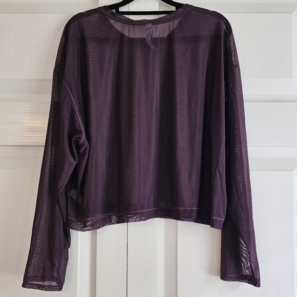 Athleta Mesh Cropped Long Sleeve - Picture 3 of 4